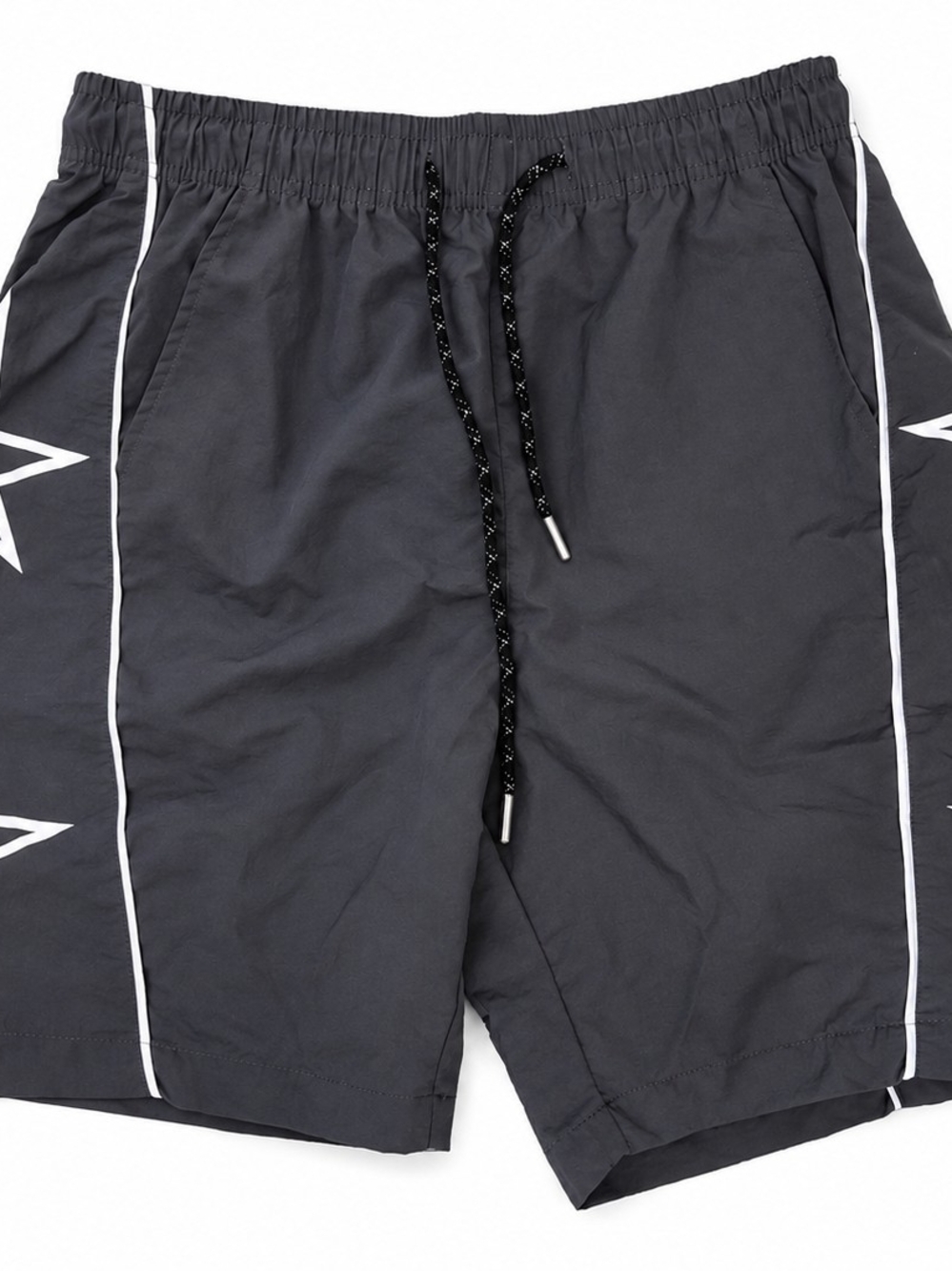 Men's Charcoal Drawstring Sweatshorts - Casual Jogger Shorts